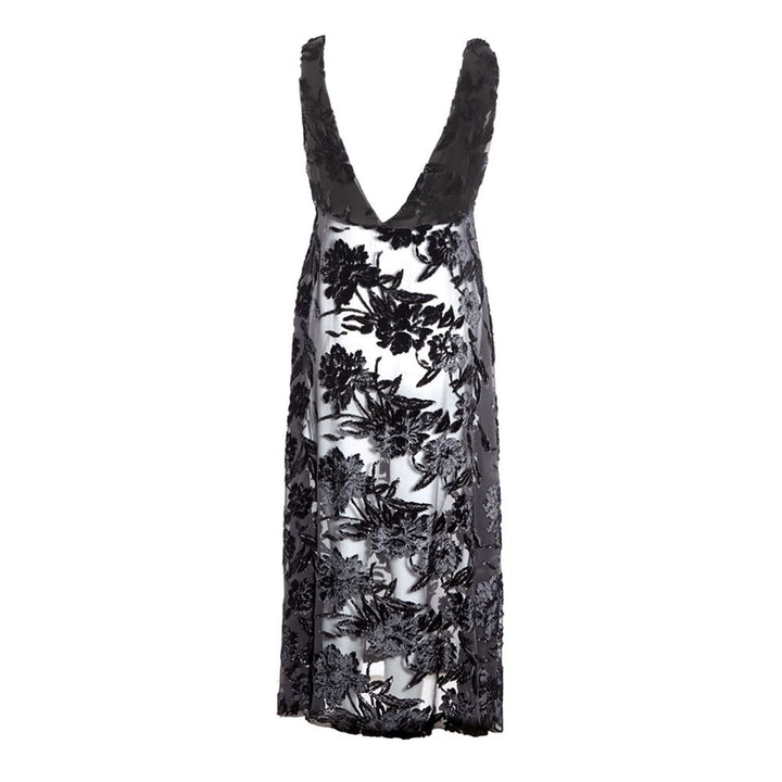 Elegantes Schwarzes Viskosekleid