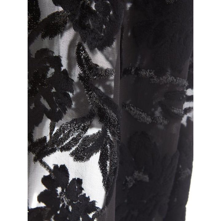 Elegantes Schwarzes Viskosekleid