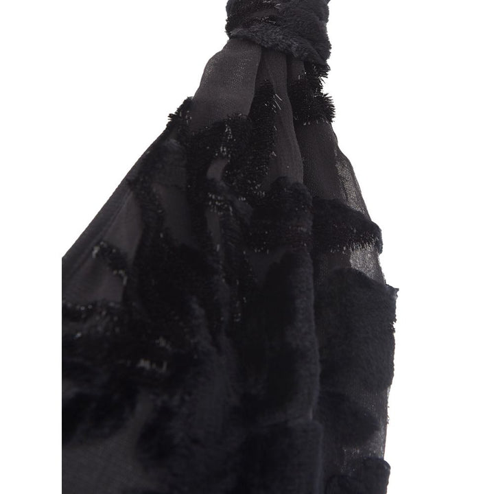 Elegantes Schwarzes Viskosekleid