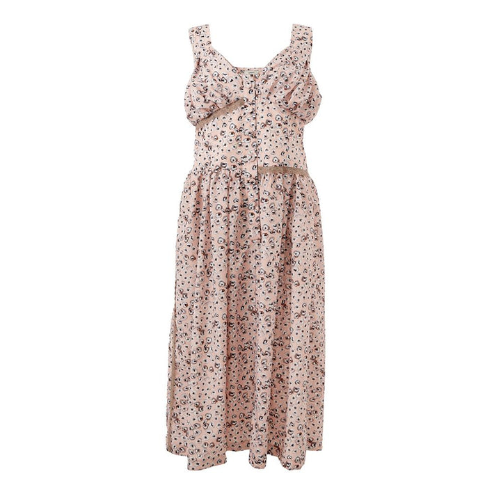 Elegantes rosa Acetatkleid für den eleganten Abend