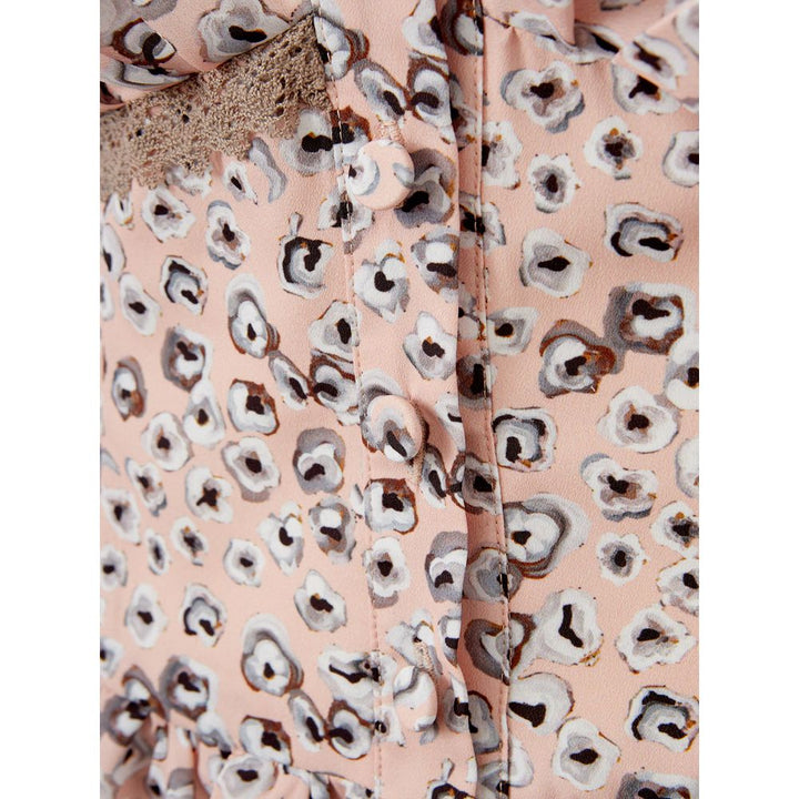 Elegantes rosa Acetatkleid für den eleganten Abend