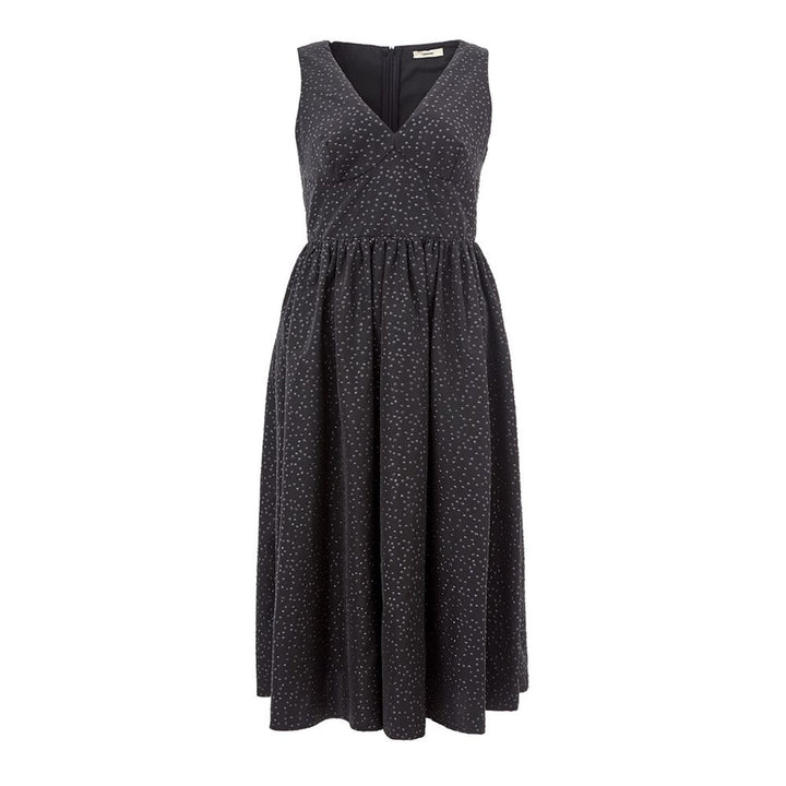 Elegantes schwarzes Polyethylen-Kleid