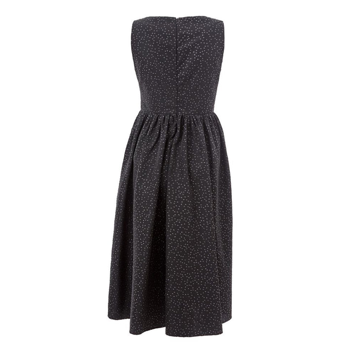 Elegantes schwarzes Polyethylen-Kleid