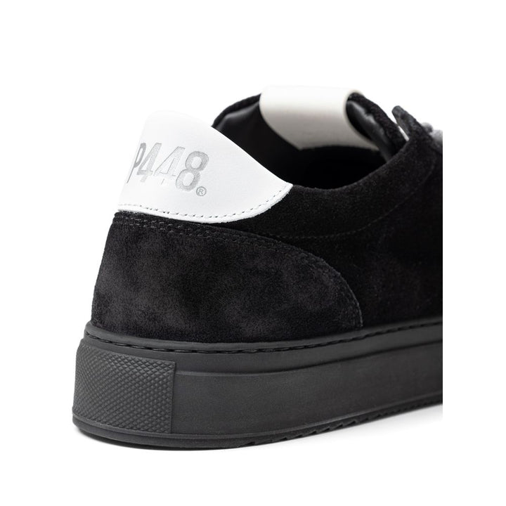 Black suede sneaker