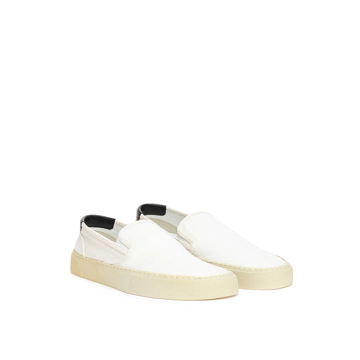 Sneaker aus weißer Baumwolle