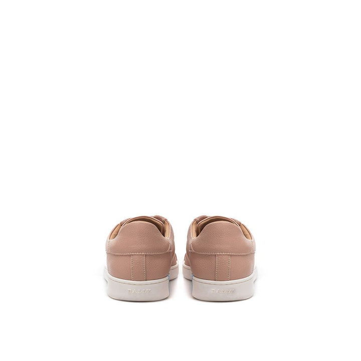 Elegante rosa Leder-Sneakers