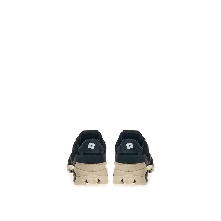 Black suede sneaker