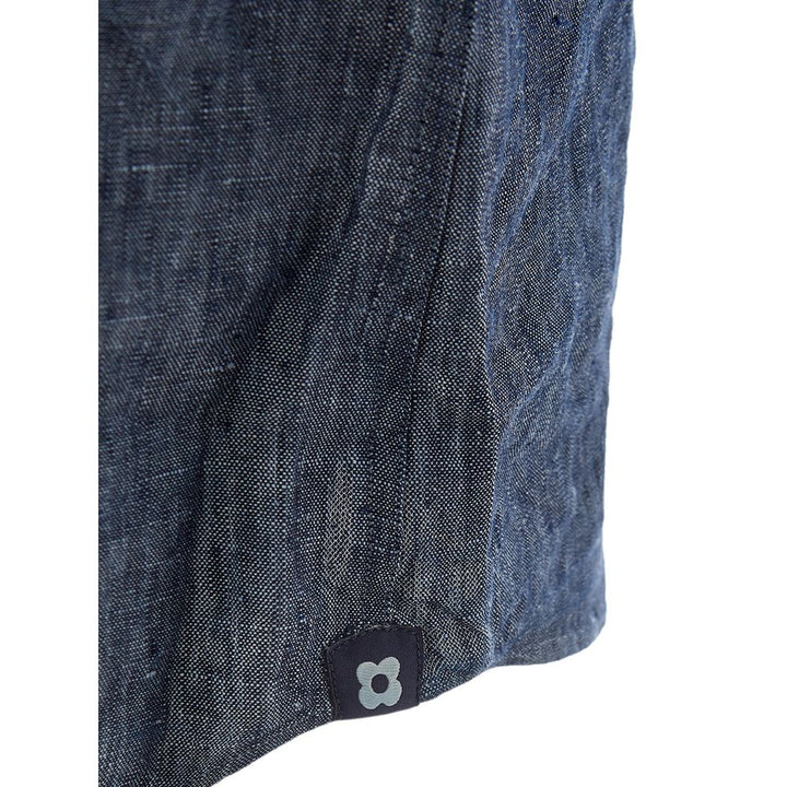Elegantes flachsblaues Hemd für Männer