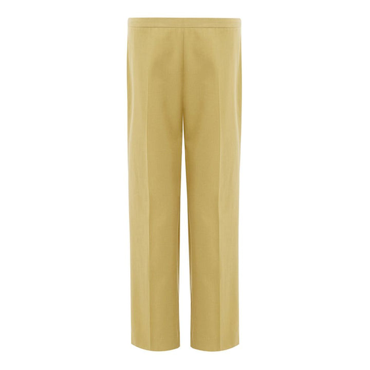 Golden elegance cotton trousers