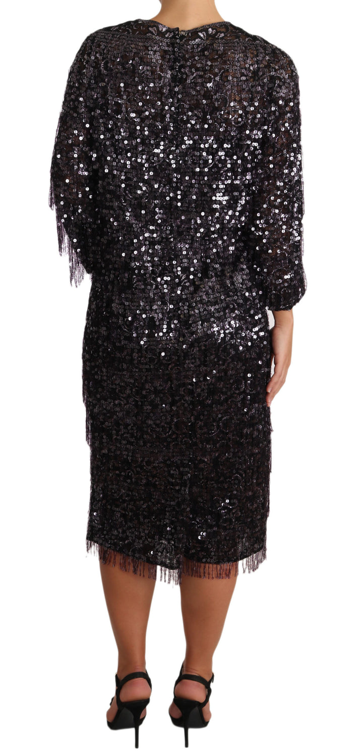 Sequined midi dress - timeless elegance