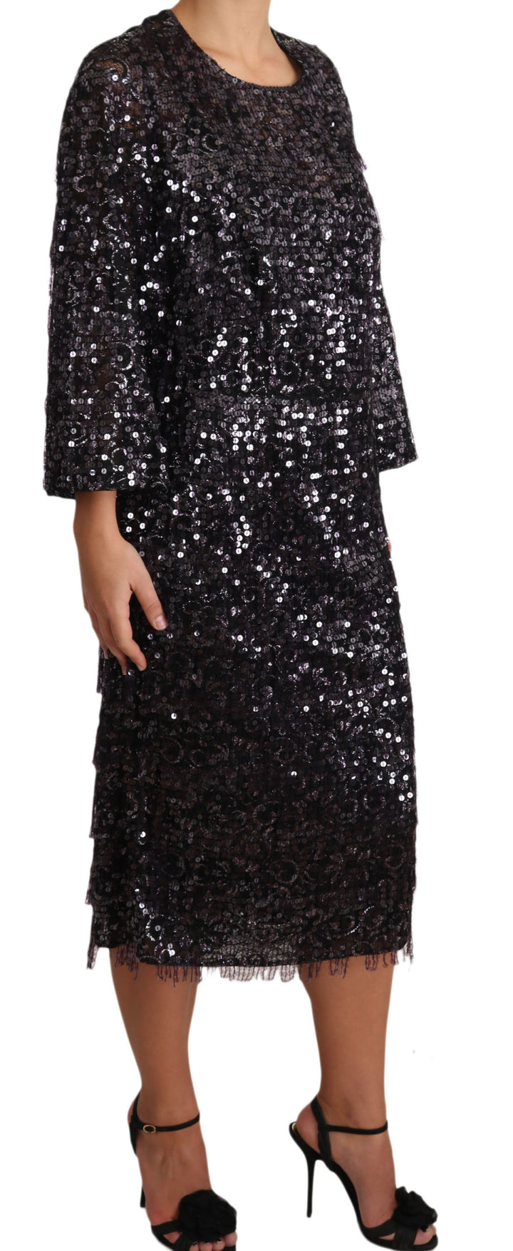 Sequined midi dress - timeless elegance