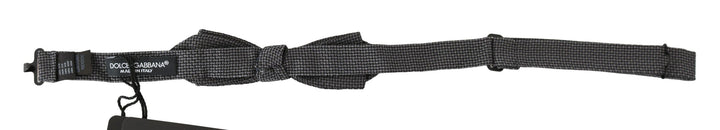 Grau gemusterte Seidenfliege Papillon, verstellbar