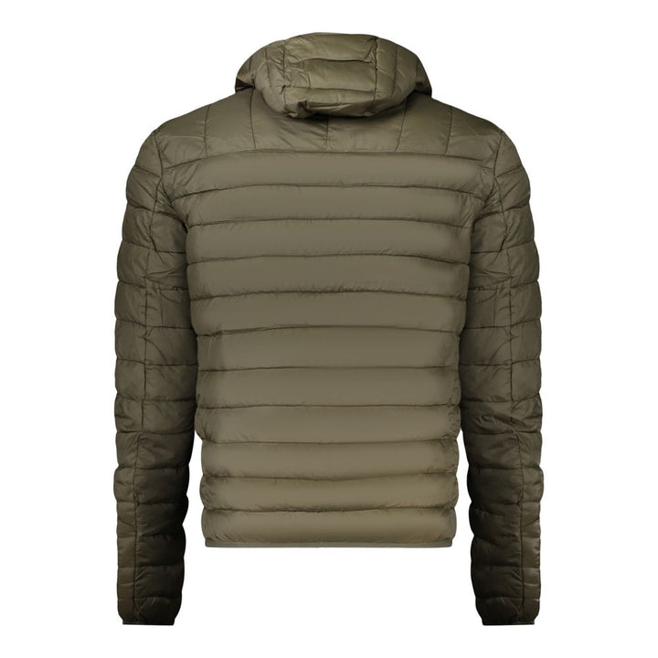 Grüne Polyester Männer Jacke