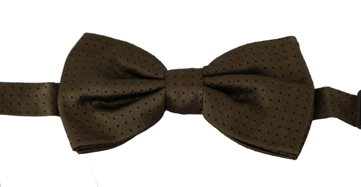 Elegante Seidenfliege mit Polka Dot