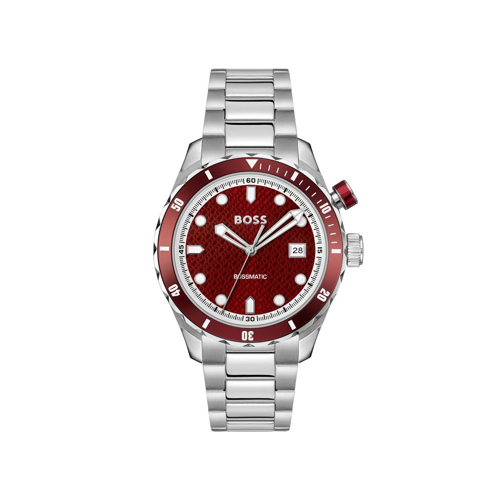 Graue Edelstahl-Dresswatch