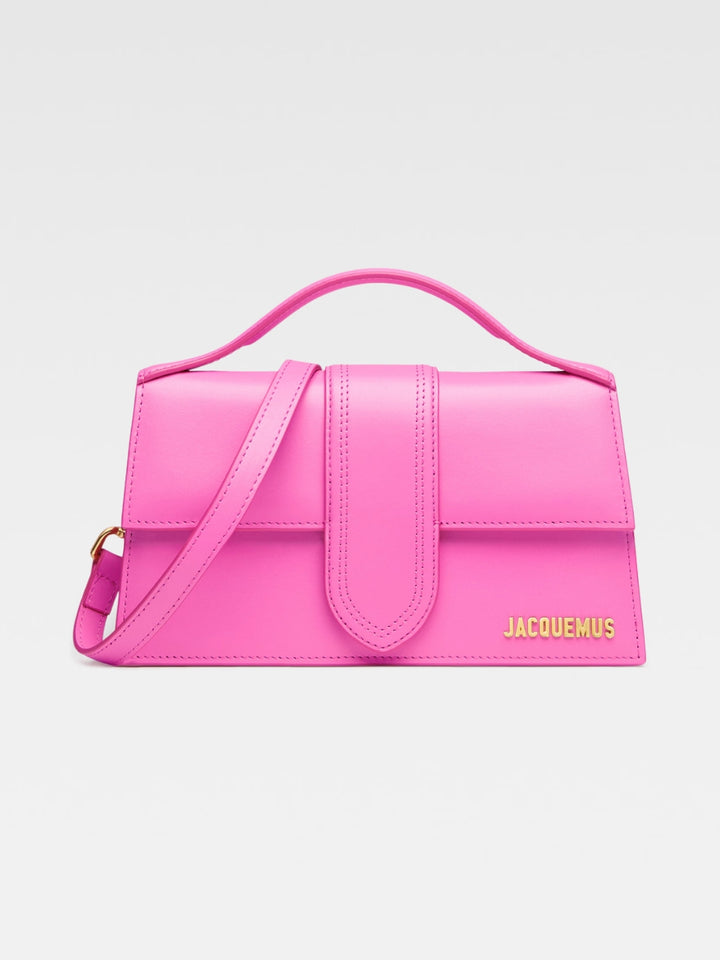 Neon Pink Leather Le Grand Bambino Handtasche