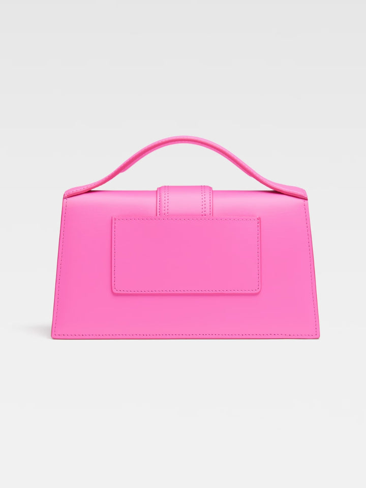 Neon Pink Leather Le Grand Bambino Handtasche