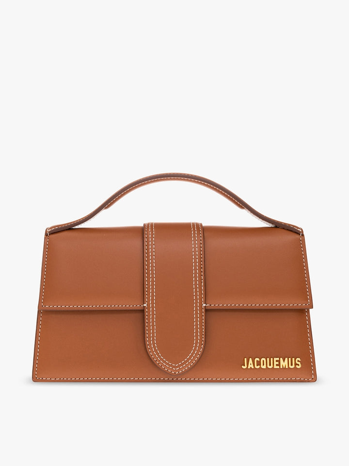 Hellbraune Lederhandtasche Le Grand Bambino