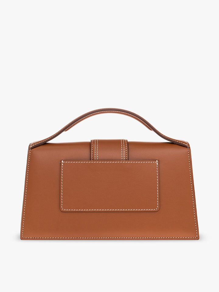 Hellbraune Lederhandtasche Le Grand Bambino