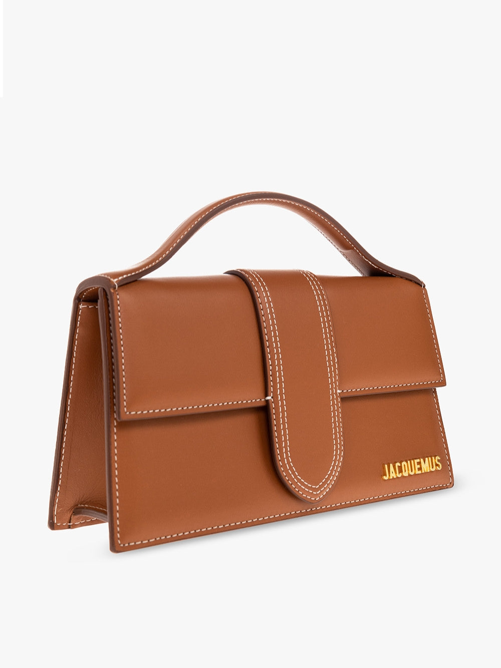 Hellbraune Lederhandtasche Le Grand Bambino