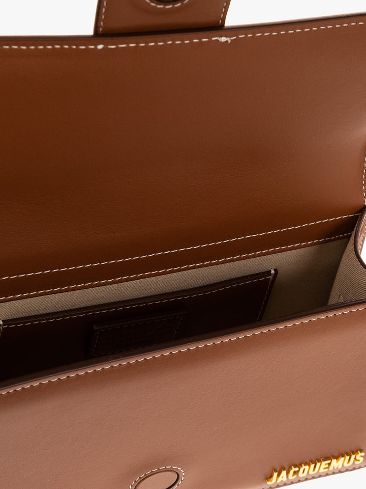 Hellbraune Lederhandtasche Le Grand Bambino