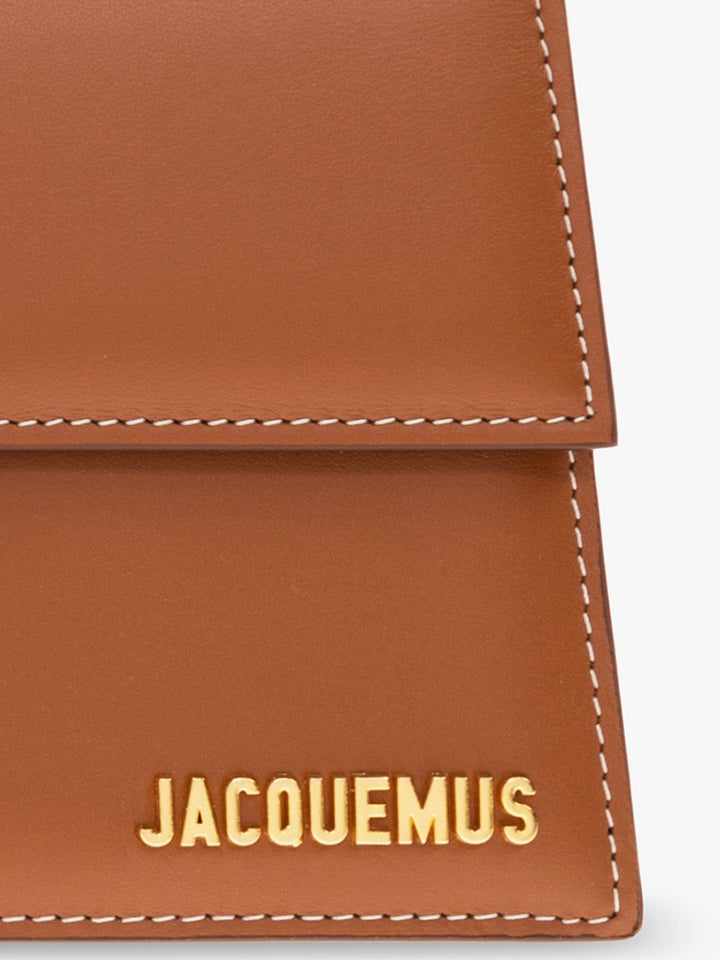 Hellbraune Lederhandtasche Le Grand Bambino
