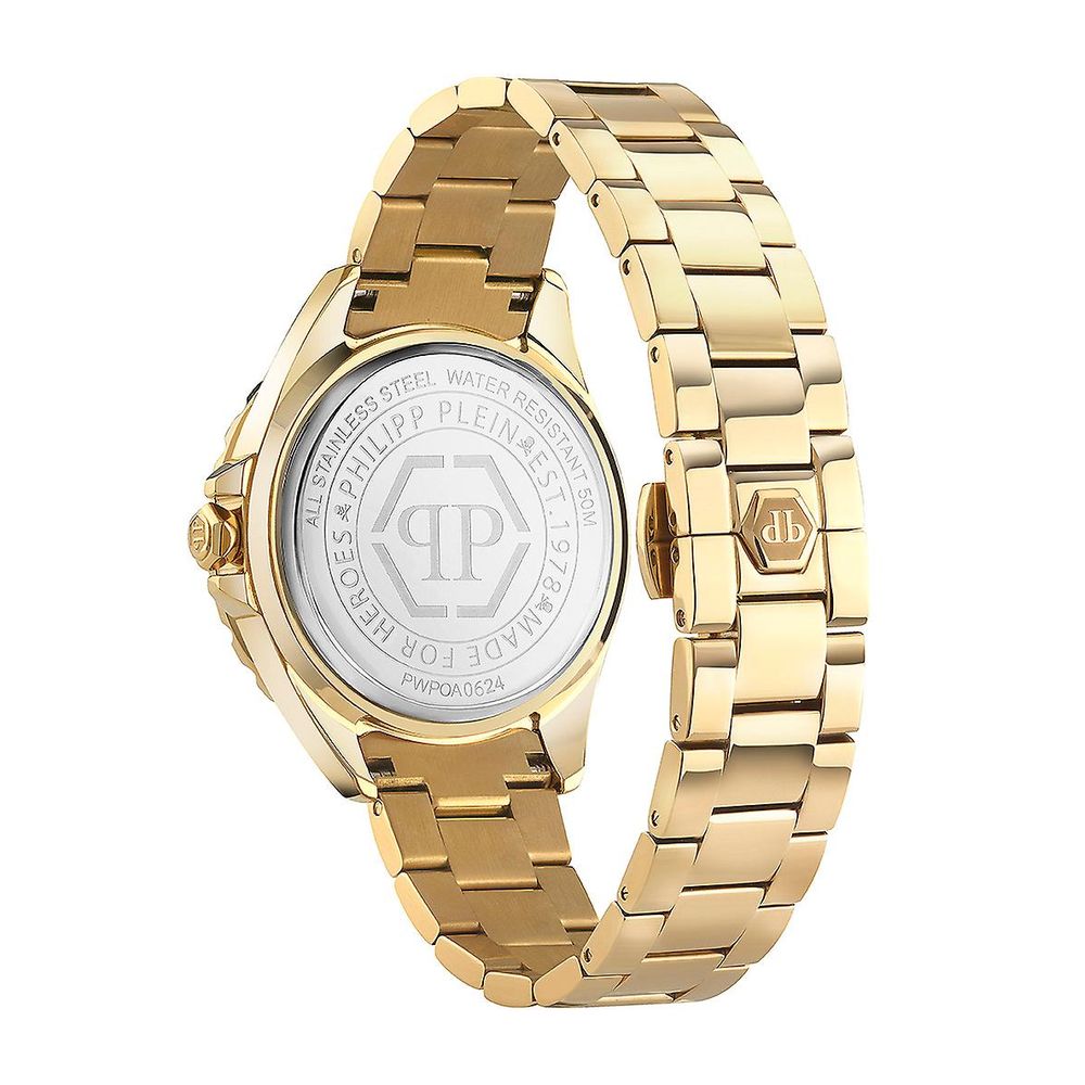 Gold Stainless Steel Dress Watch
