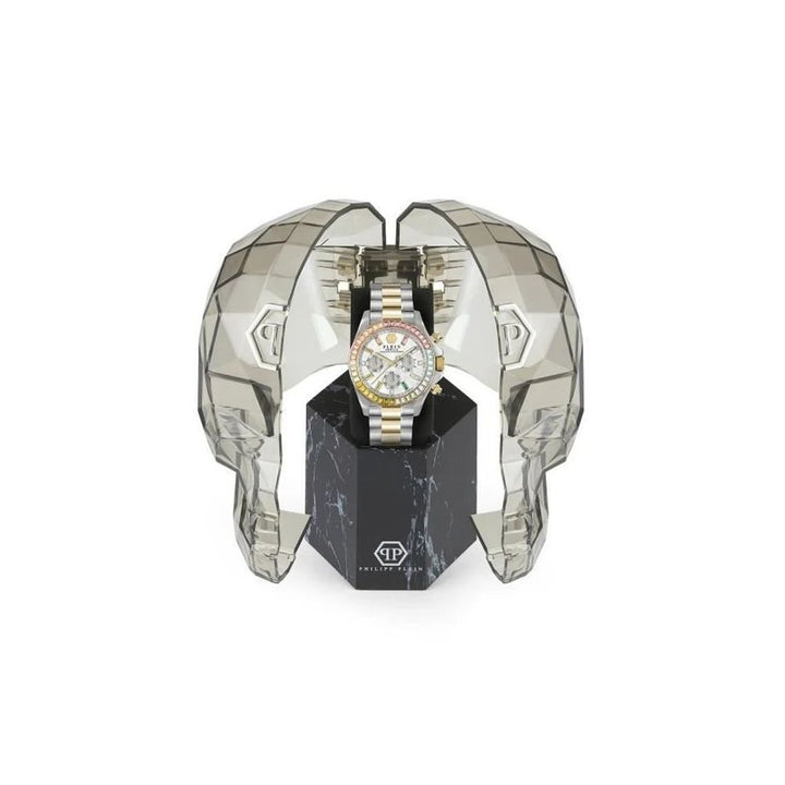 Armbanduhr aus Edelstahl in Gold