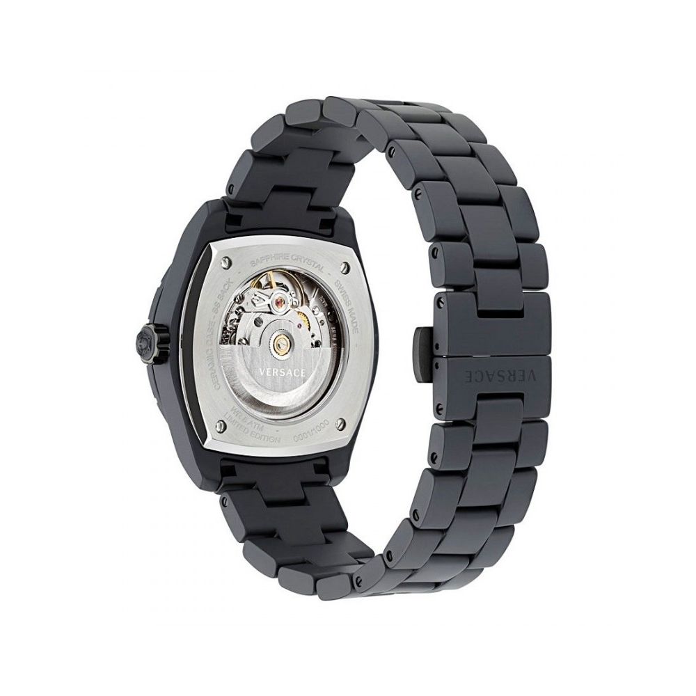 Schwarze Keramik-Dresswatch
