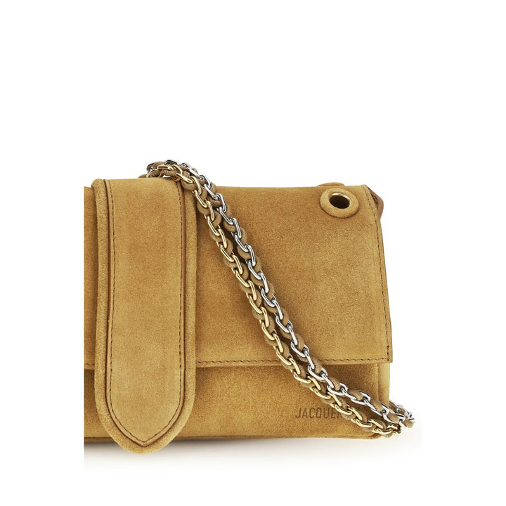 Beige Kalbsleder Bos Taurus Schultertasche