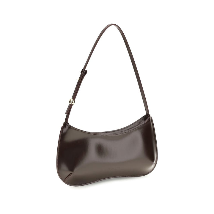 Braune Kalbsleder Bos Taurus Schultertasche