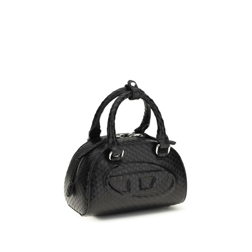Schwarze Kalbsleder Bos Taurus Handtasche