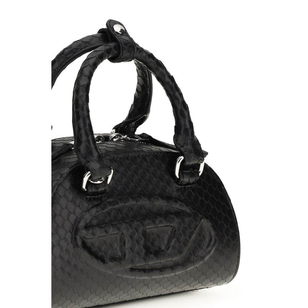 Schwarze Kalbsleder Bos Taurus Handtasche
