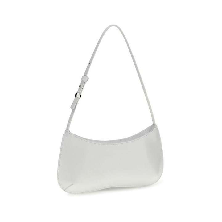 Weiße Bos Taurus Kalbsleder Schultertasche