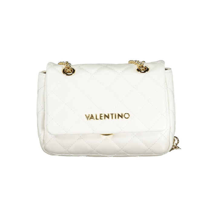 Bianco Polyurethan Schultertasche für Damen