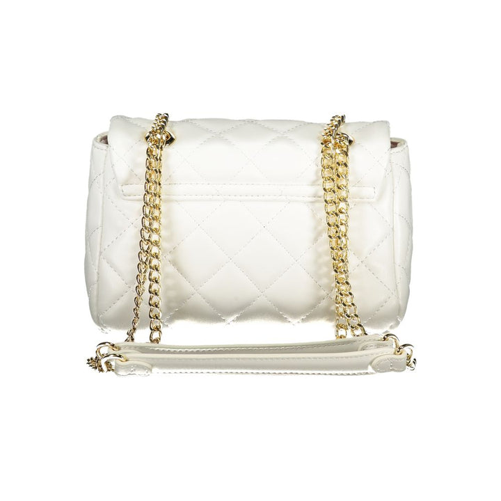 Bianco Polyurethan Schultertasche für Damen