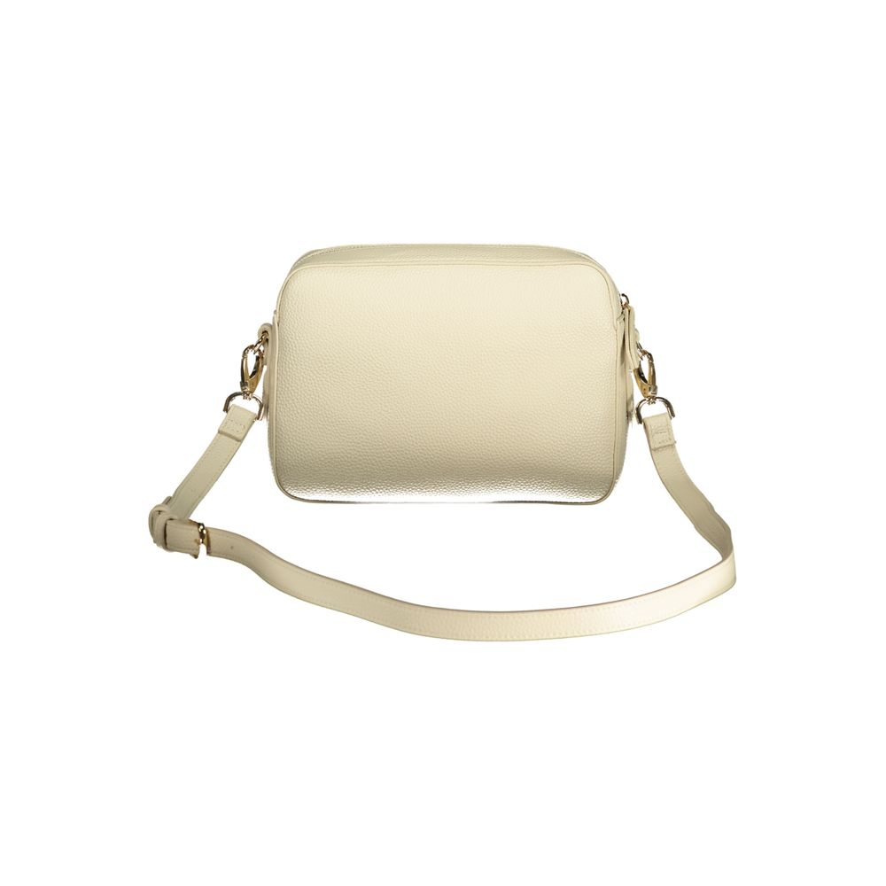 Beige Polyurethan Damentasche