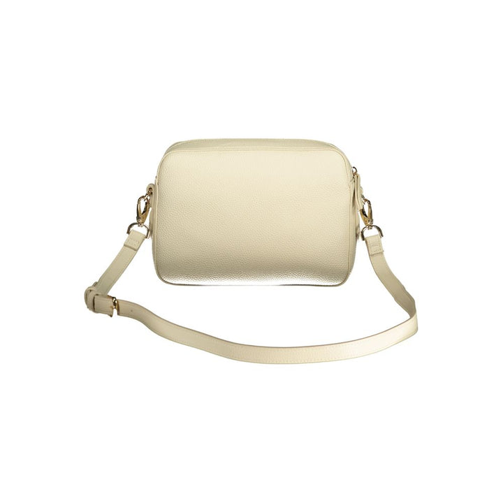 Beige Polyurethan Damentasche