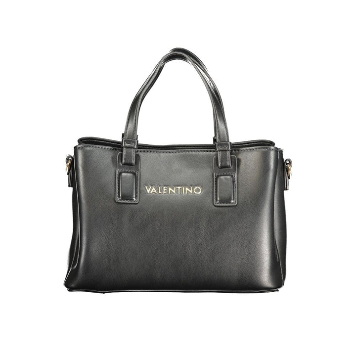 Schwarze Handtasche aus Polyethylen