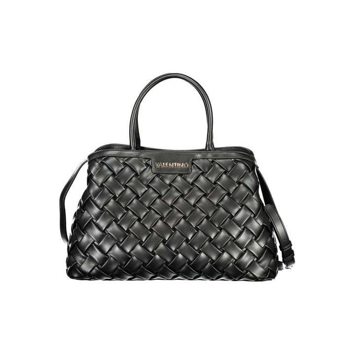 Schwarze Damen-Tasche aus Polyurethan