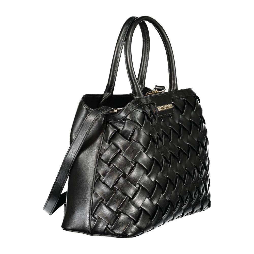 Schwarze Damen-Tasche aus Polyurethan