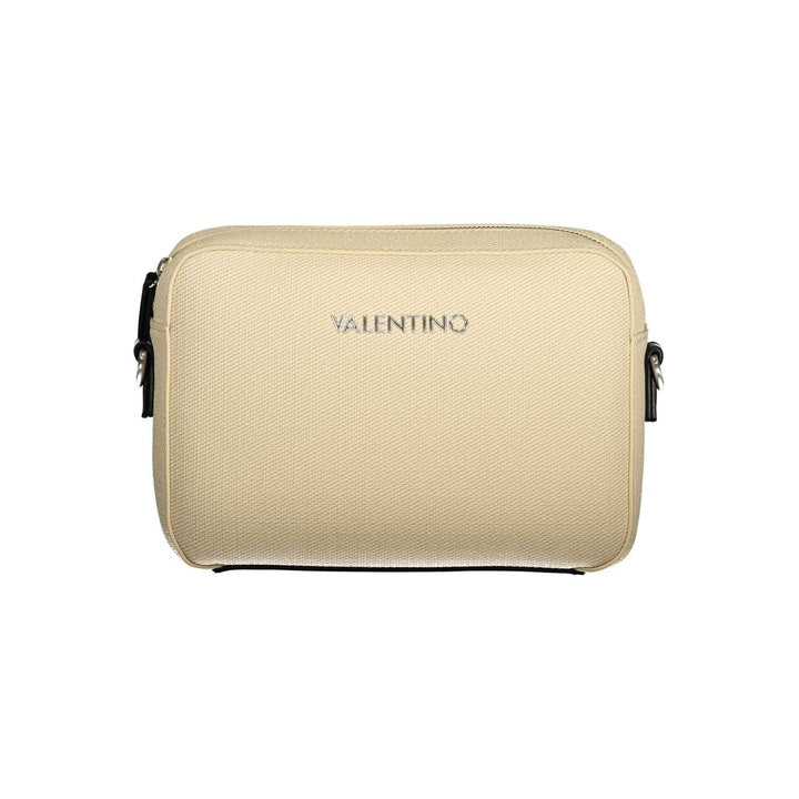 Beige Polyurethan Damentasche