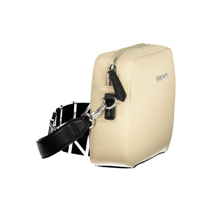 Beige Polyurethan Damentasche