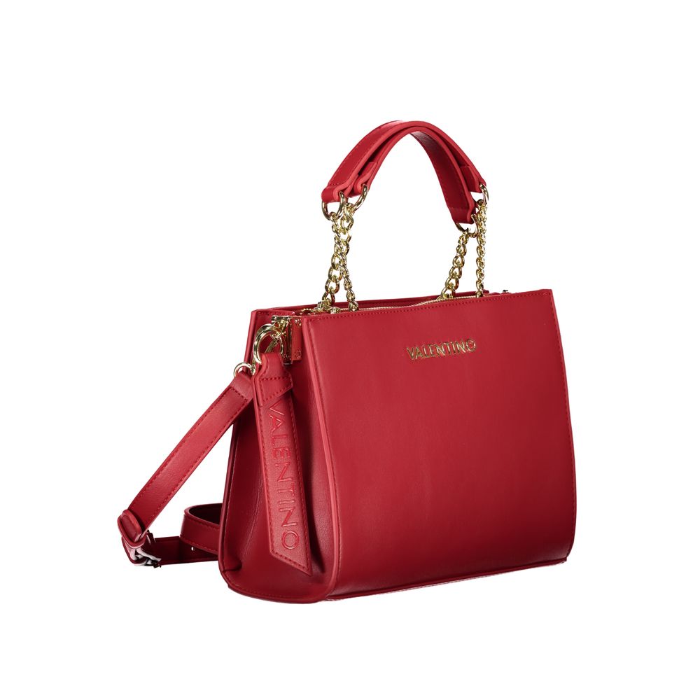Rote Handtasche aus Polyethylen