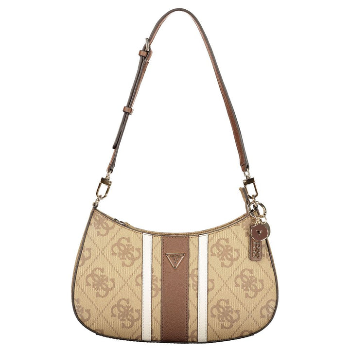 Beige Polyurethane Damen-Tasche