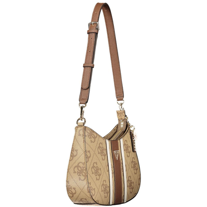 Beige Polyurethane Damen-Tasche