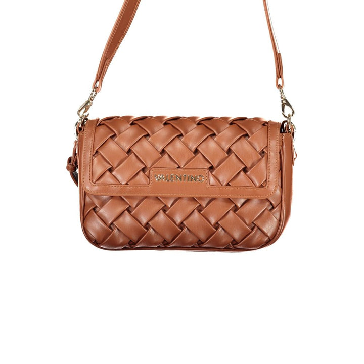 Braune Handtasche mit abnehmbarem Schultergurt