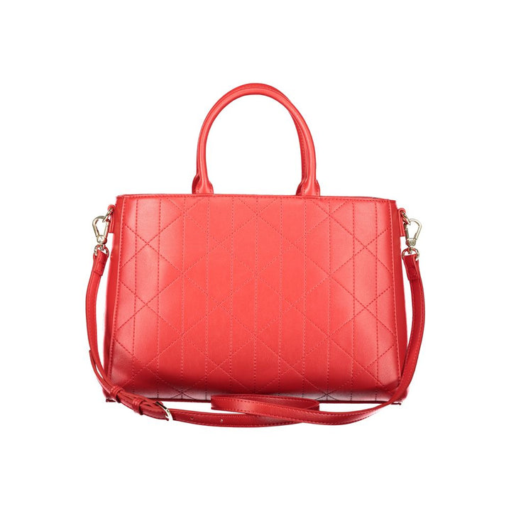 Rosso Polyurethan Handtasche