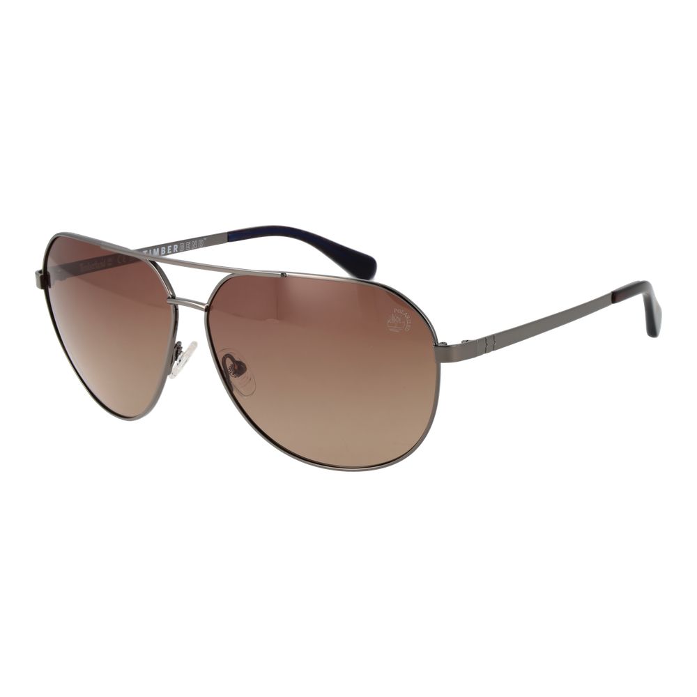 Graue Sonnenbrille aus Metall
