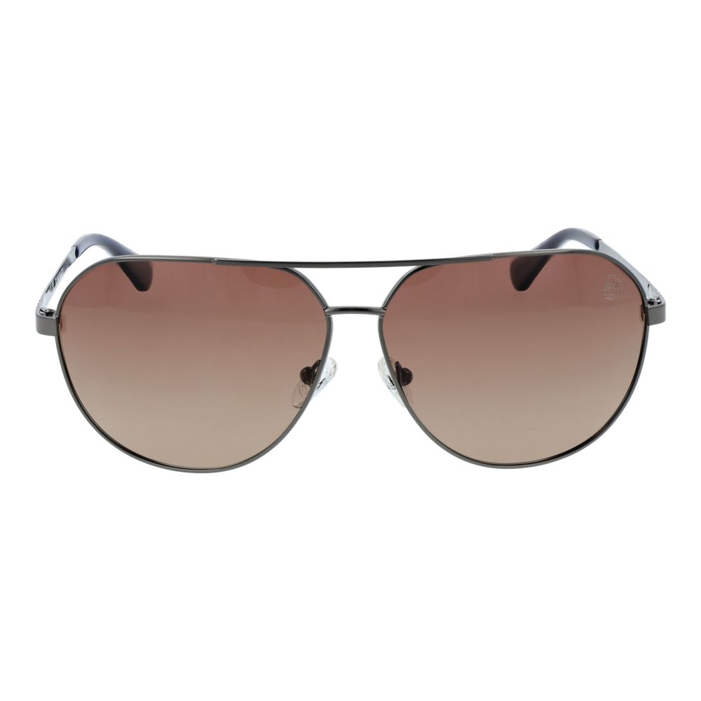 Graue Sonnenbrille aus Metall